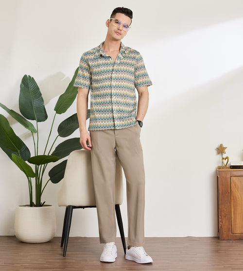Grey Ponty Roma Relaxed Trousers