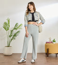 Jade Grey Modal Knit Pants
