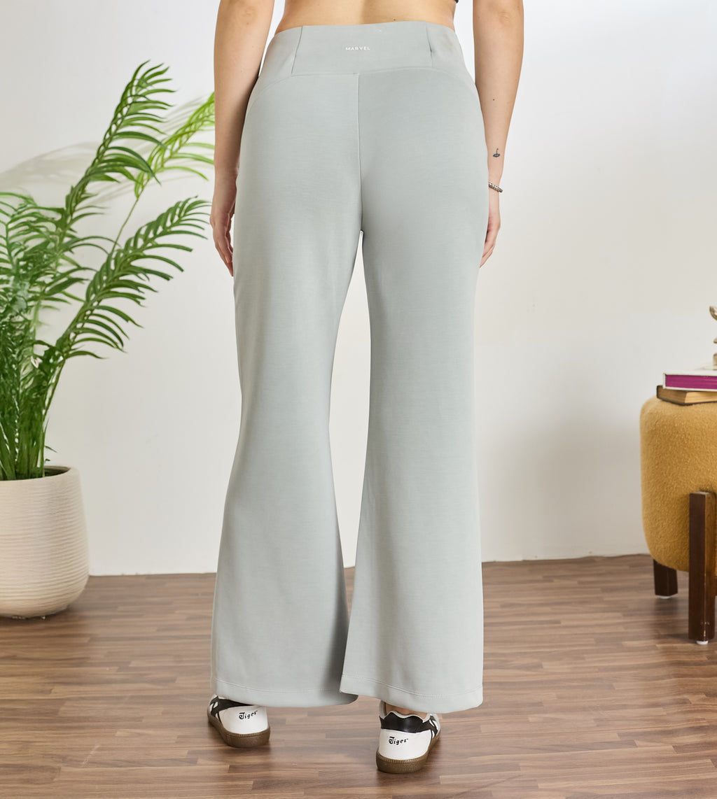 Jade Grey Modal Knit Pants