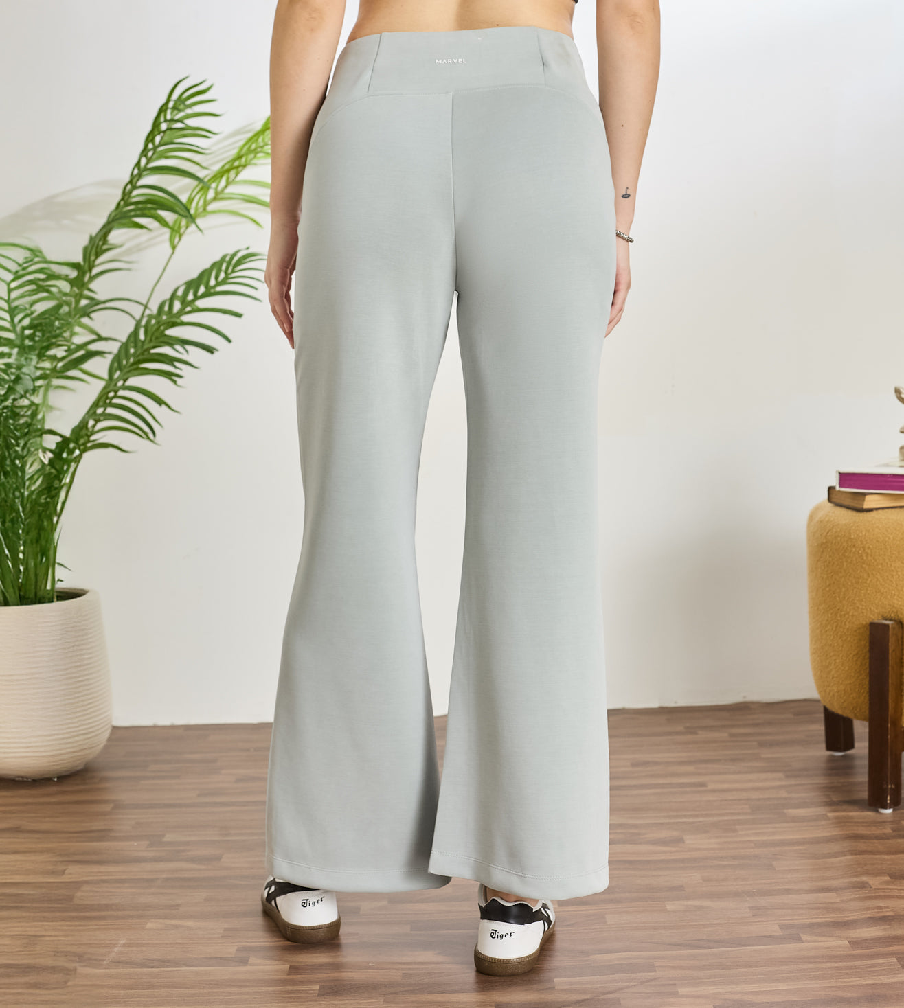 Jade Grey Modal Knit Pants