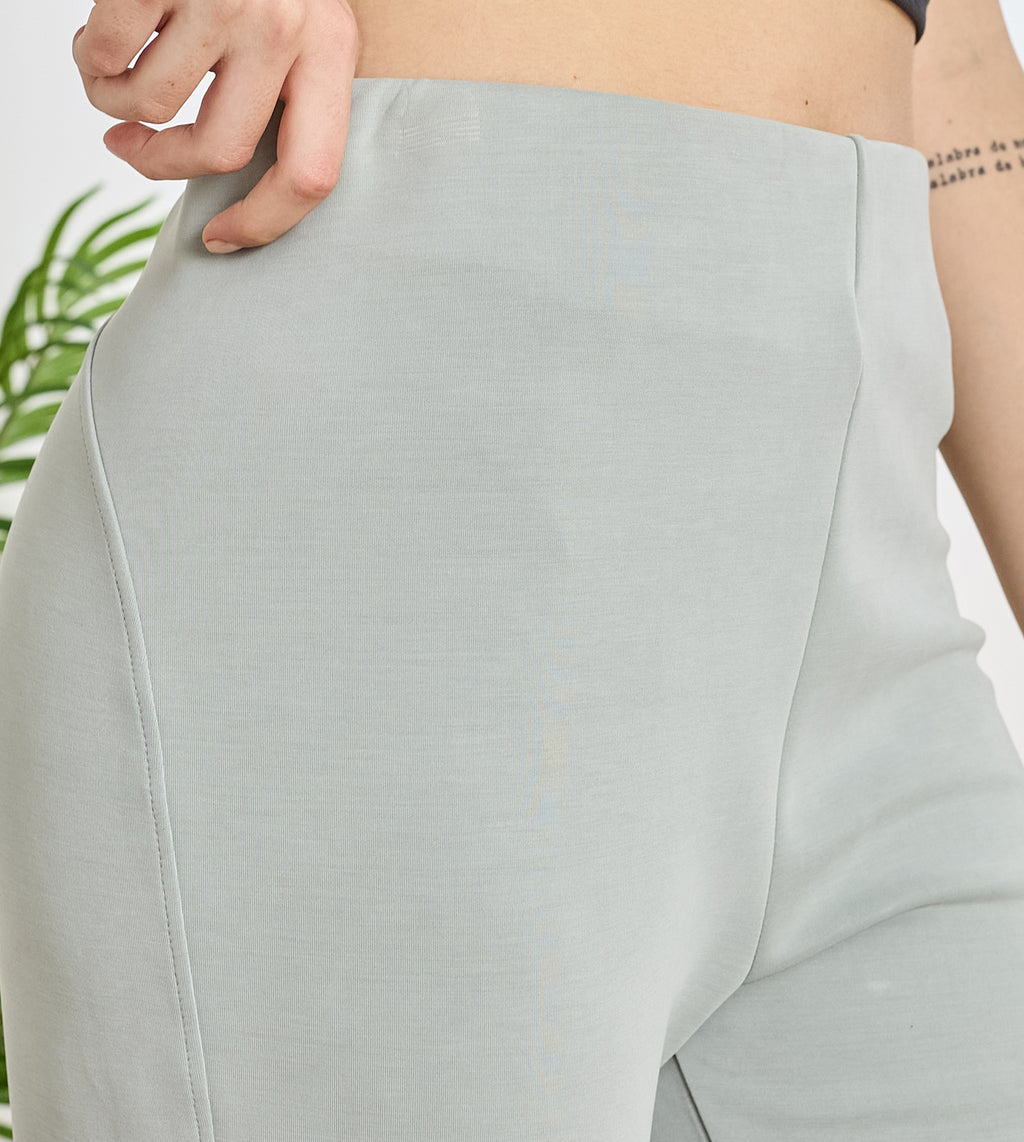 Jade Grey Modal Knit Pants