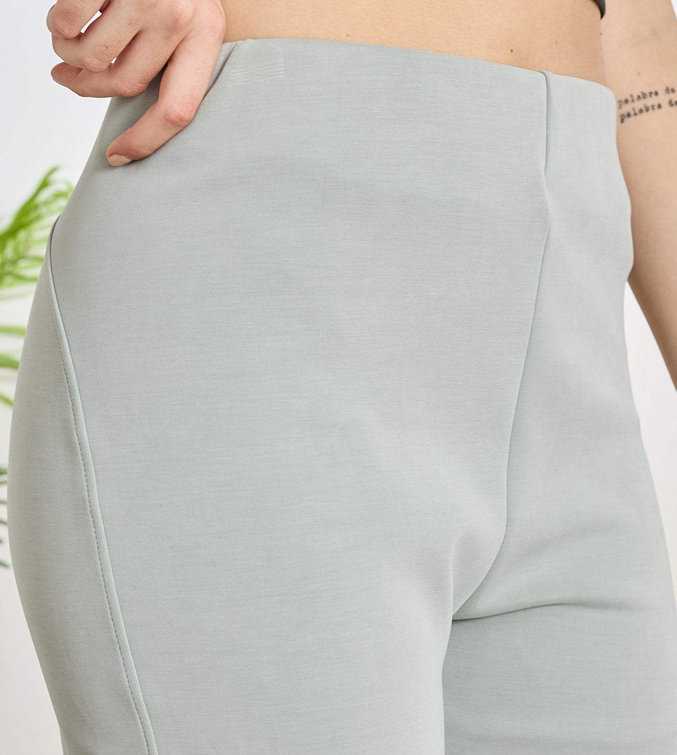 Jade Grey Modal Knit Pants