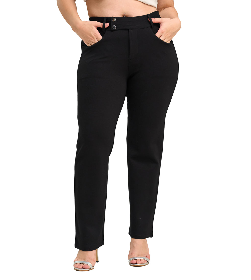 Black Power Sculpt Ponte Pants