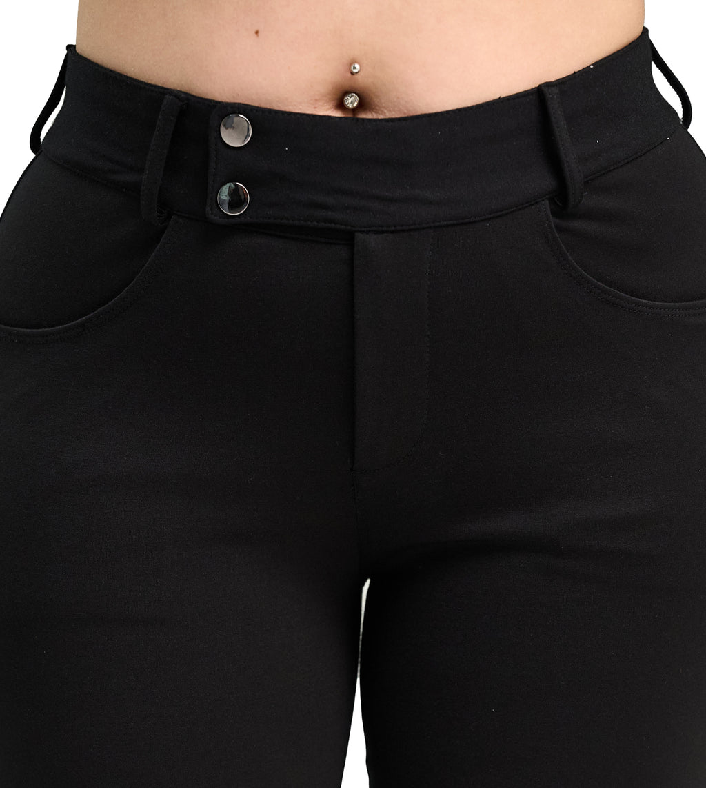 Black Power Sculpt Ponte Pants