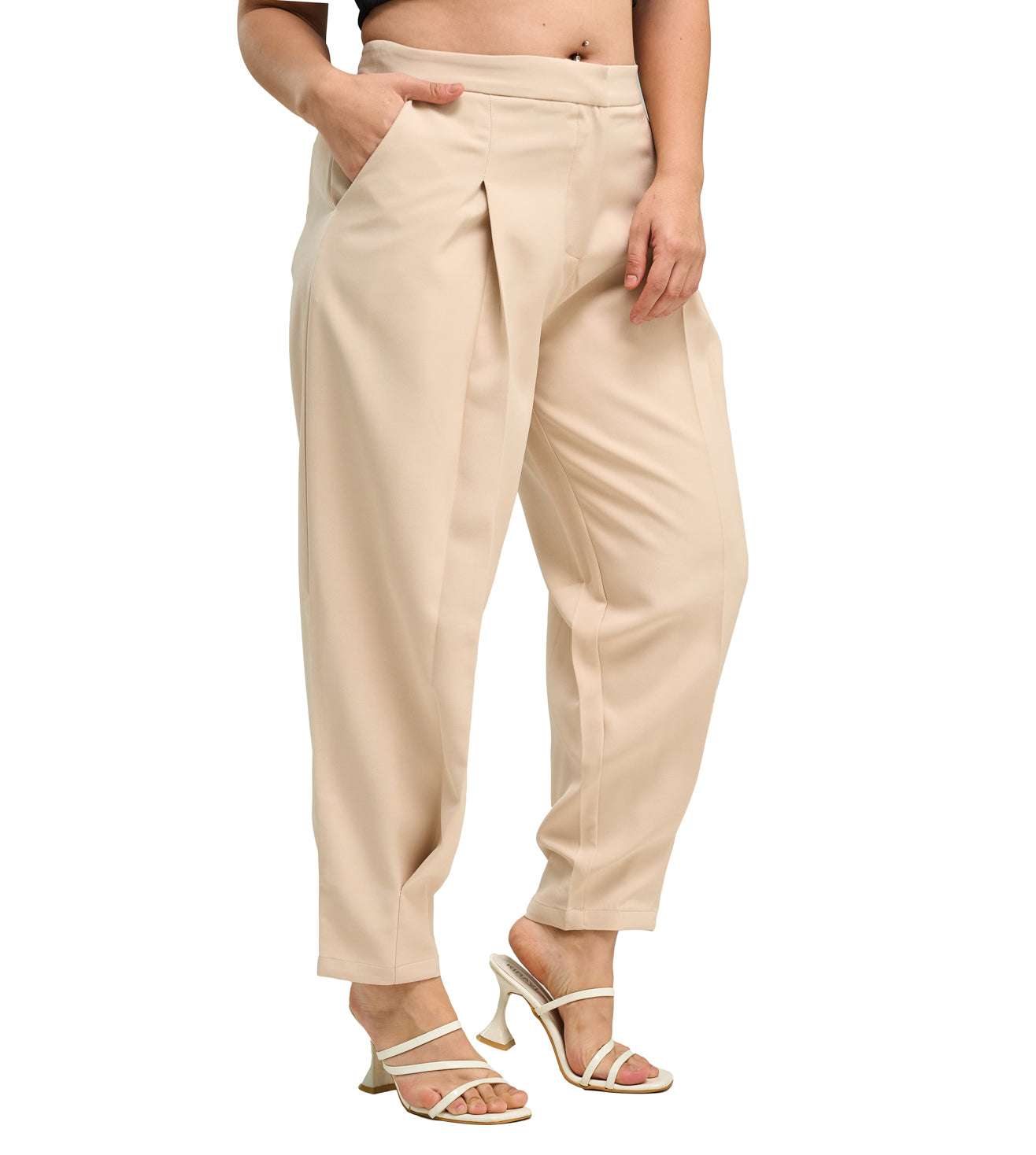 Polyester Spandex Formal Office Wear Pants