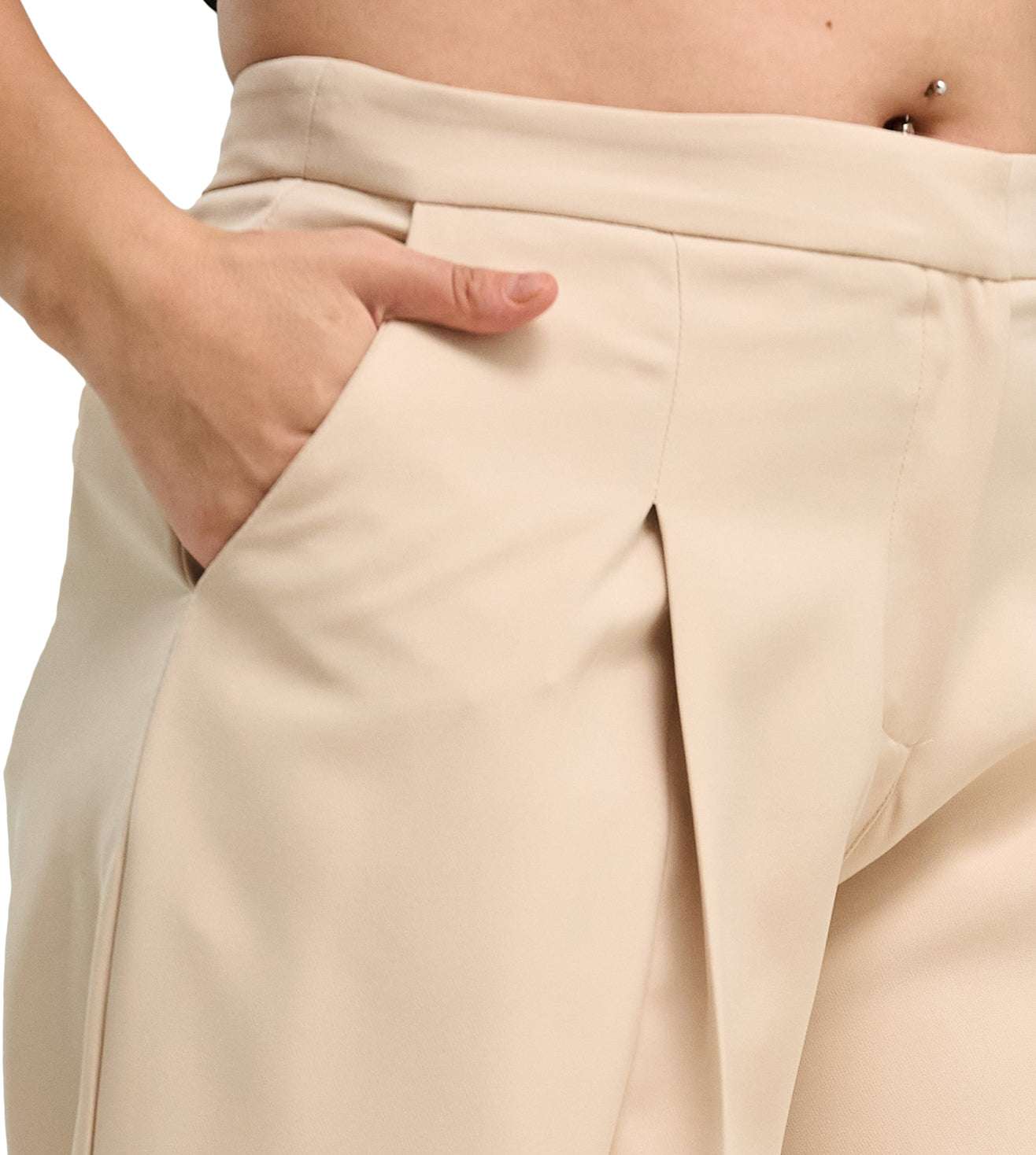 Polyester Spandex Formal Office Wear Pants