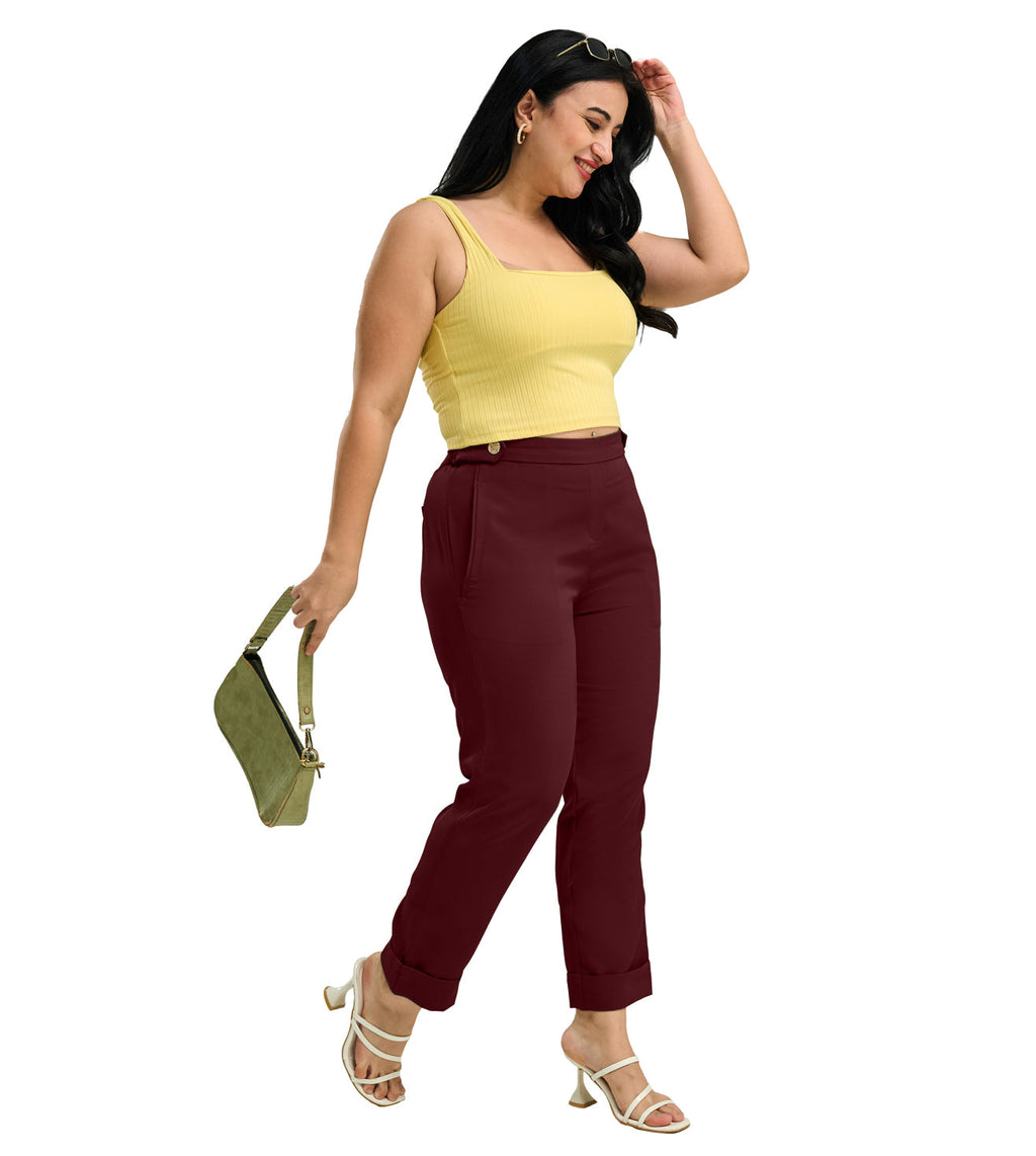 Polyester Spandex Formal Comfortable Pants - Marvel