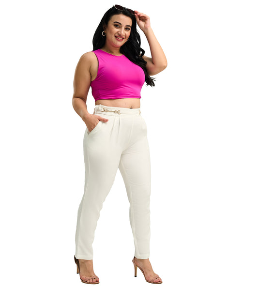 Polyester Spandex Formal Pants