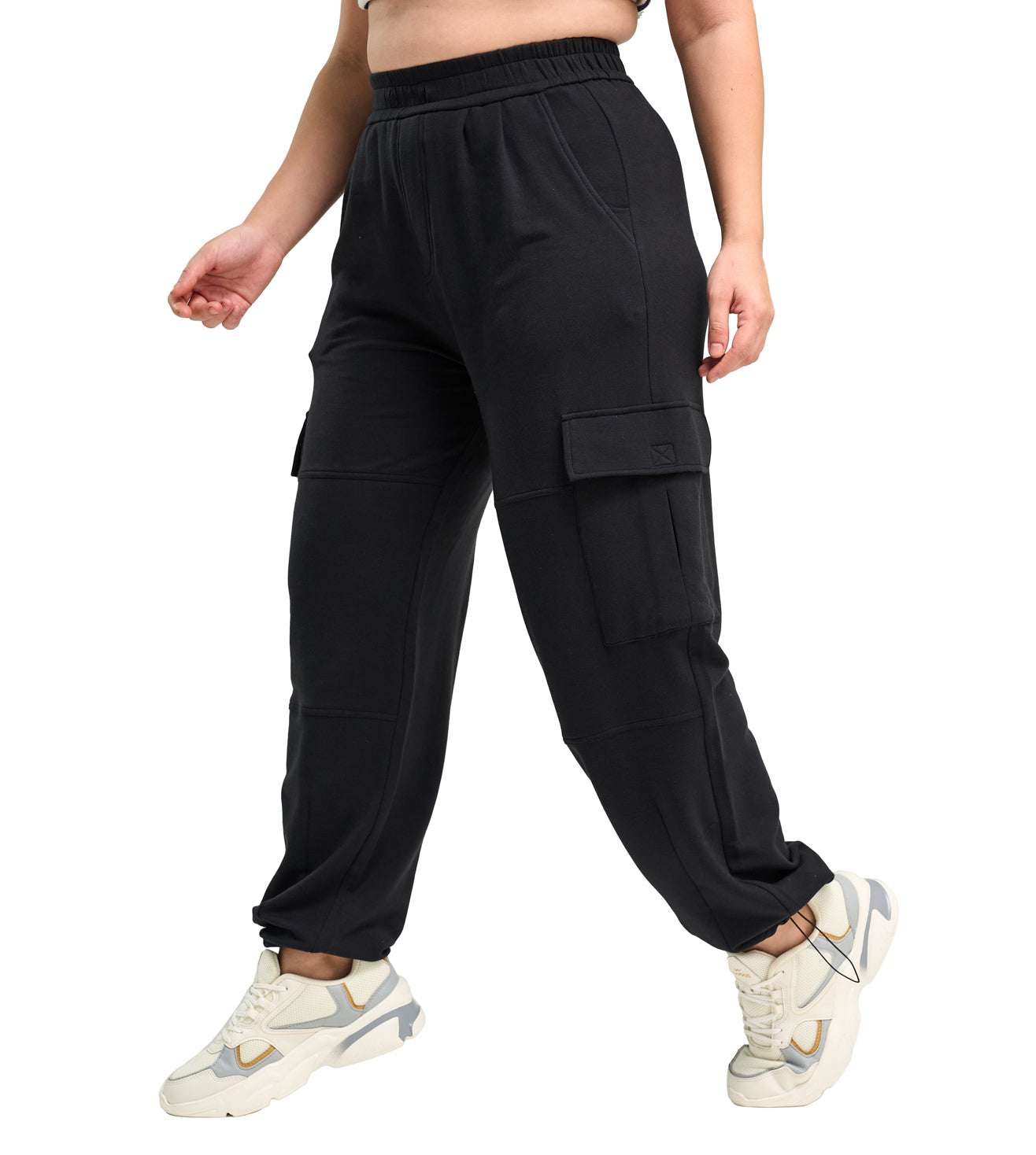 Modal Fleece Cargo Trousers