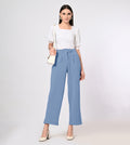 Modal Fleece Pleated Trousers