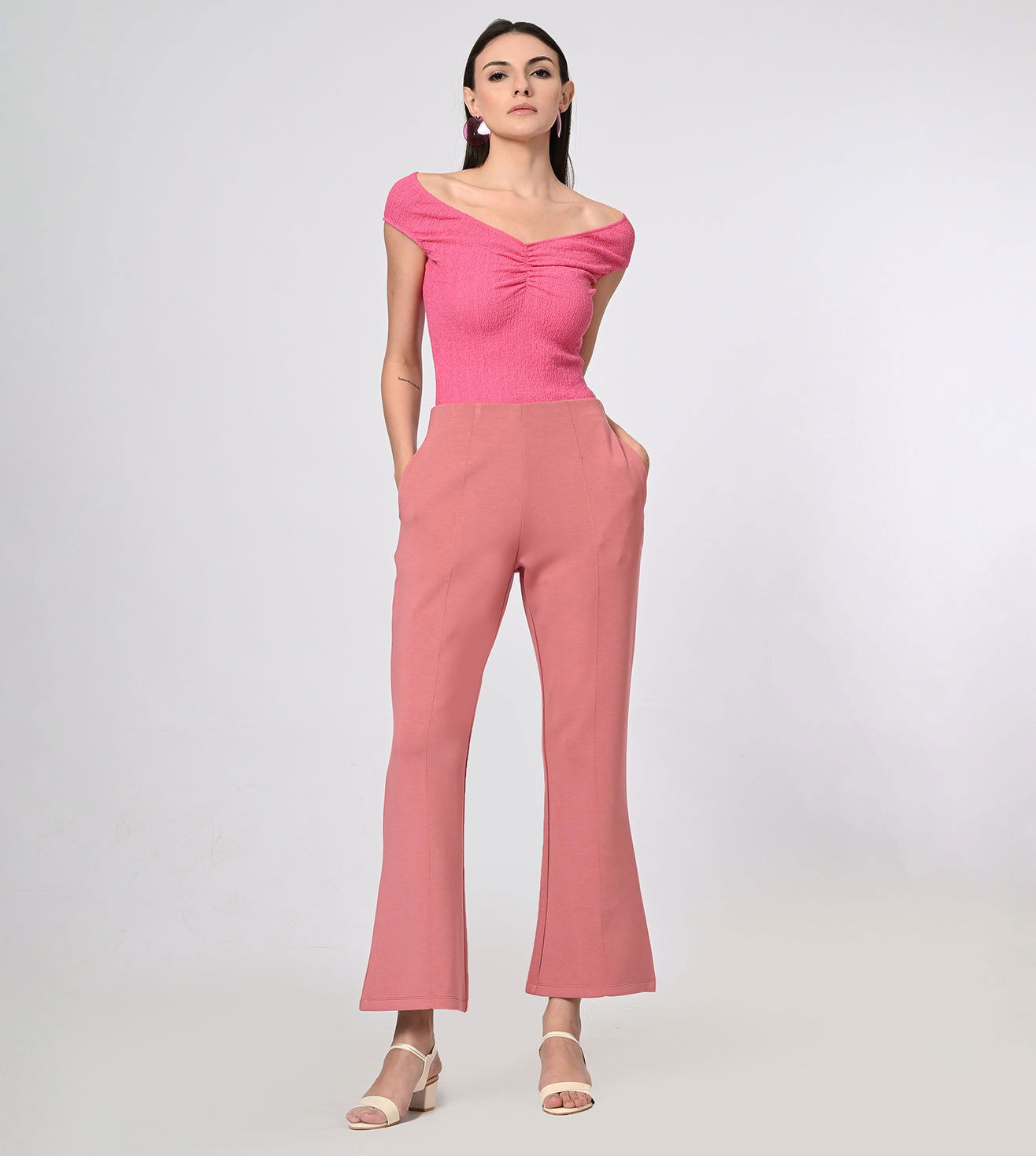 Modal Casual Wide Leg Pants - Marvel