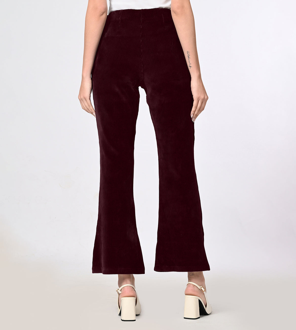 Corduroy Flared Comfort Pants