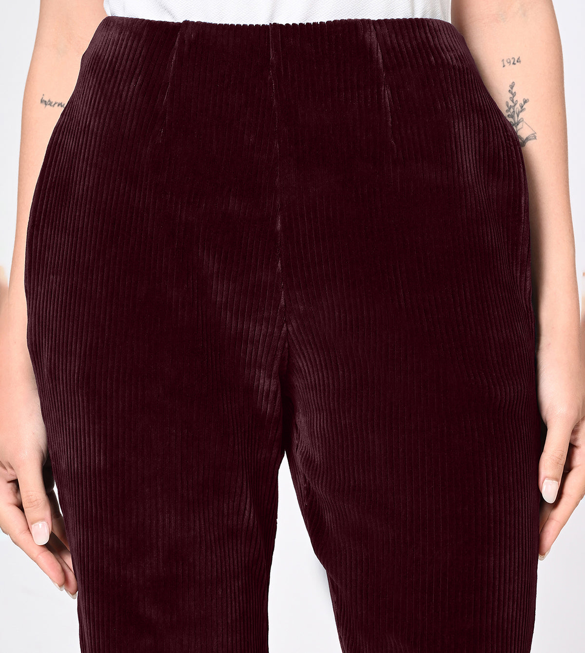 Corduroy Flared Comfort Pants