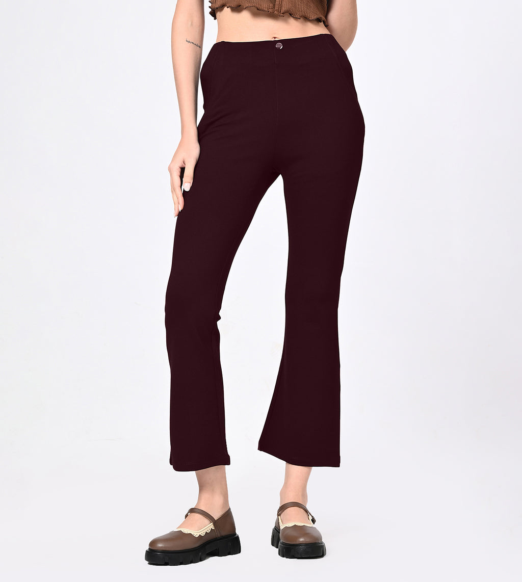 Ponty Roma Flared Ankle Pants