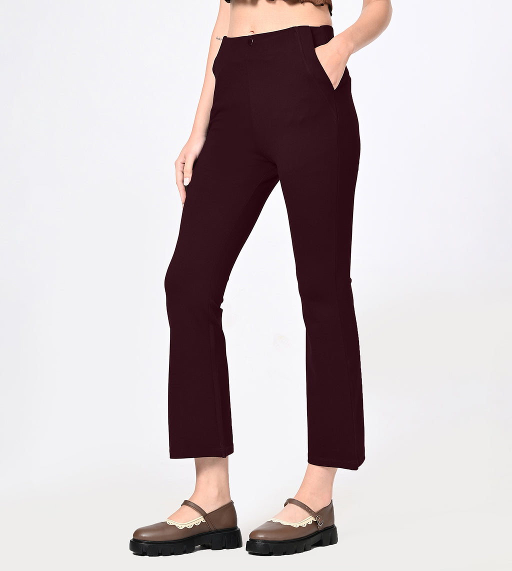 Ponty Roma Flared Ankle Pants