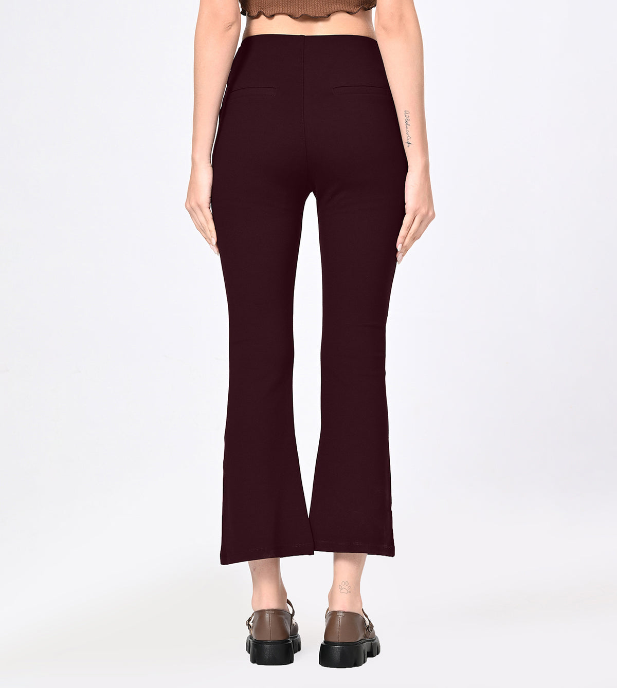 Ponty Roma Flared Ankle Pants