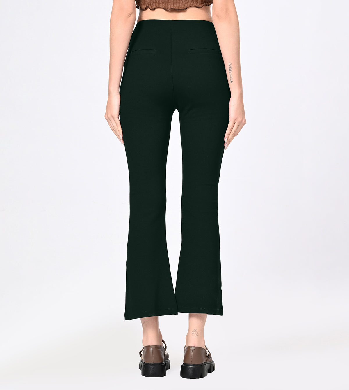 Ponty Roma Flared Ankle Pants