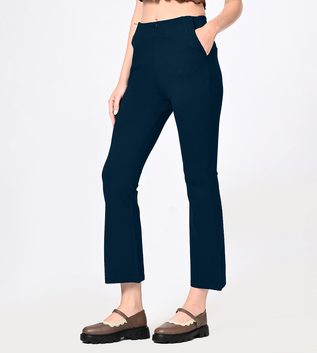 Ponty Roma Flared Ankle Pants