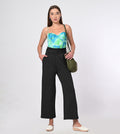 Modal Belted Wide Leg Pants