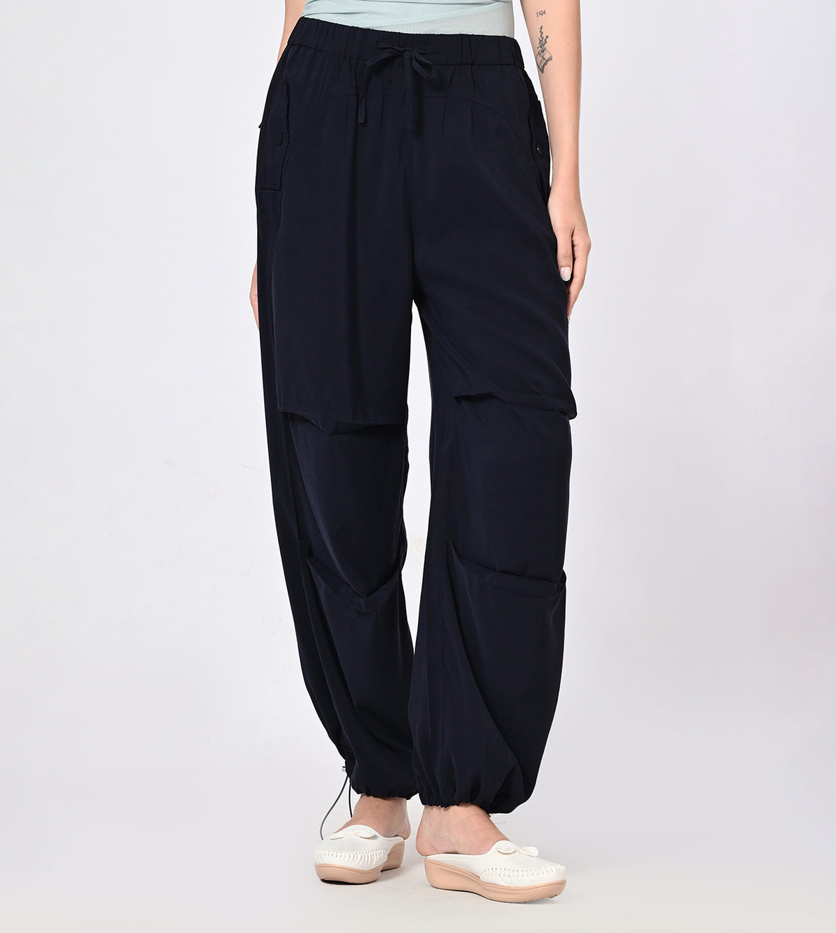 Rayon Cargo Pants