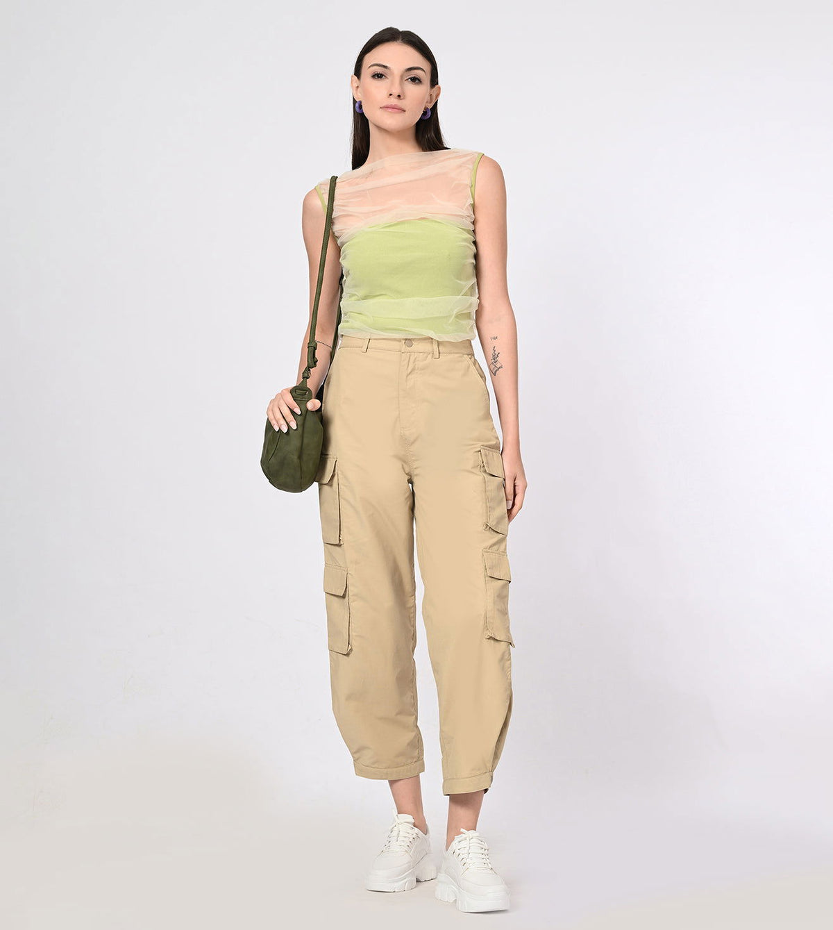 Nylon Blend Cargo Pants - Marvel
