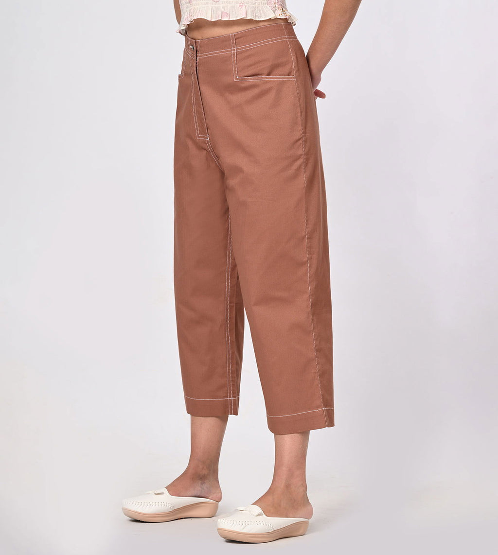 Rayon Wide Leg Culottes - Marvel