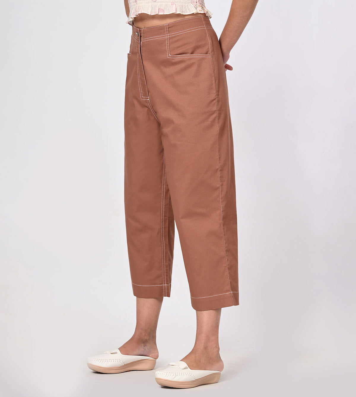 Rayon Wide Leg Culottes - Marvel