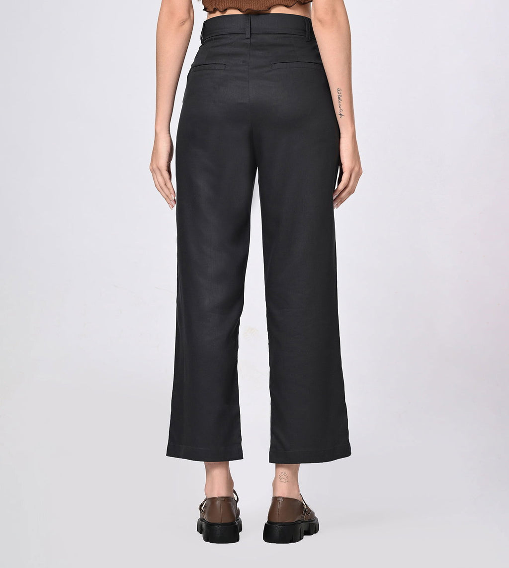Tencel High Waisted Bell Bottom Formal Pants - Marvel