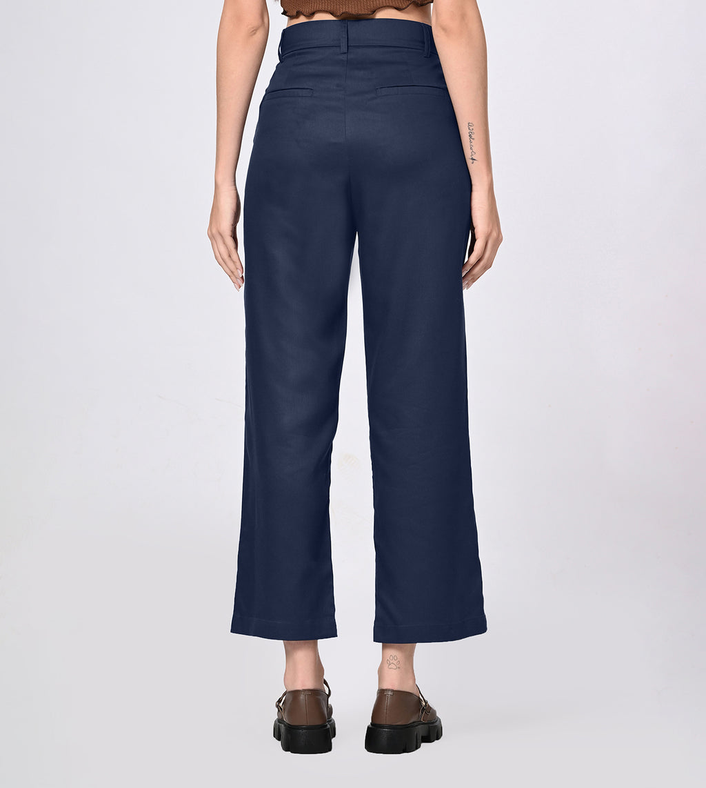 Straight Leg Tailored Trousers