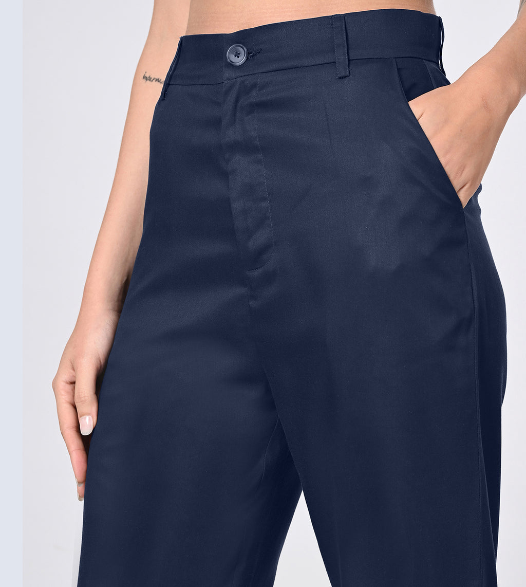 Straight Leg Tailored Trousers