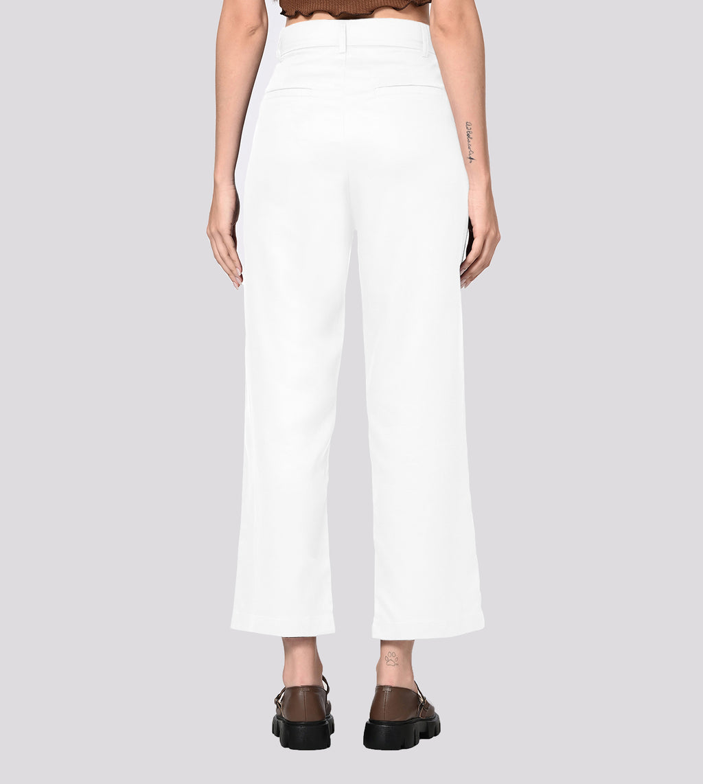 Straight Leg Tailored Trousers