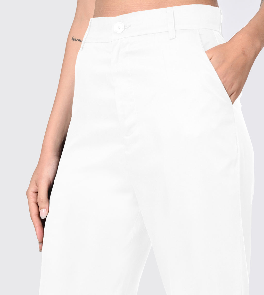 Straight Leg Tailored Trousers