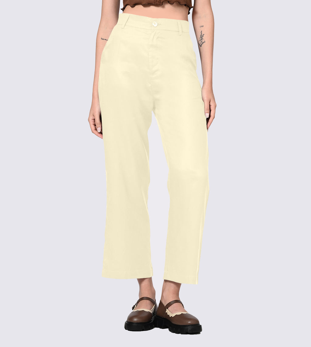 Straight Leg Tailored Trousers