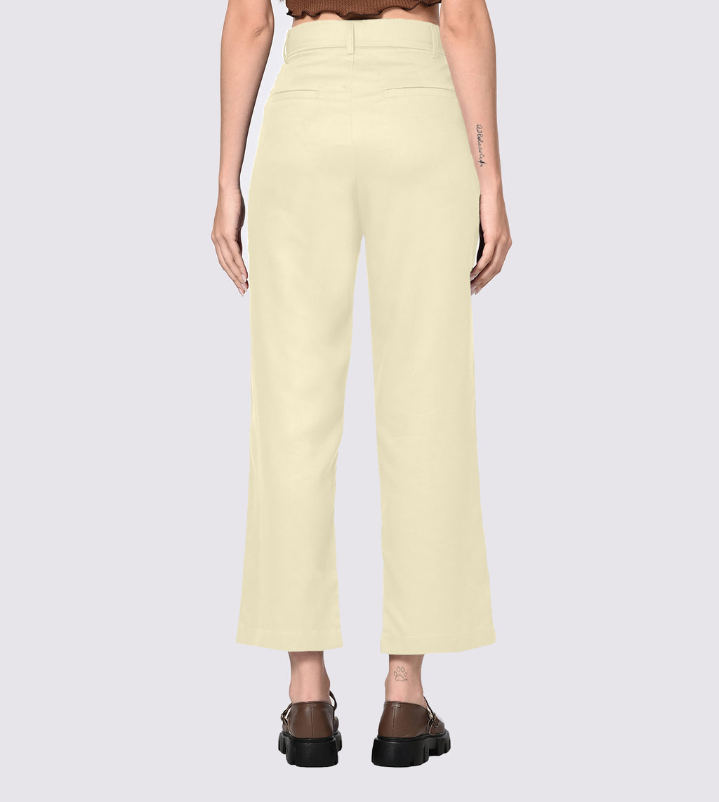 Straight Leg Tailored Trousers