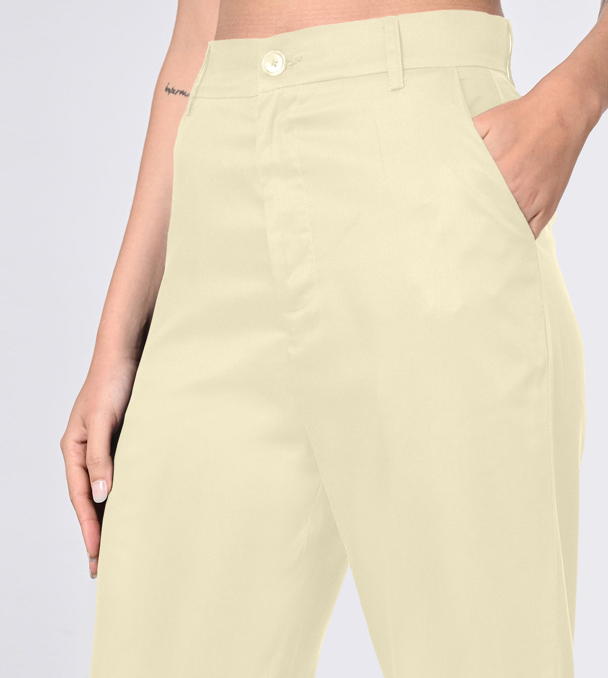 Straight Leg Tailored Trousers