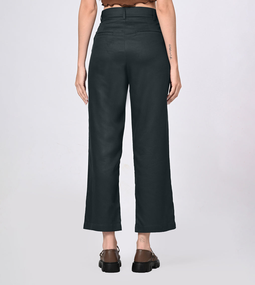 Straight Leg Tailored Trousers