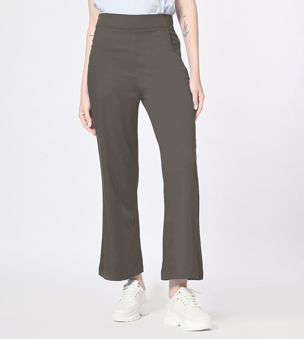 Rayon Spandex PullOn Flared Pants