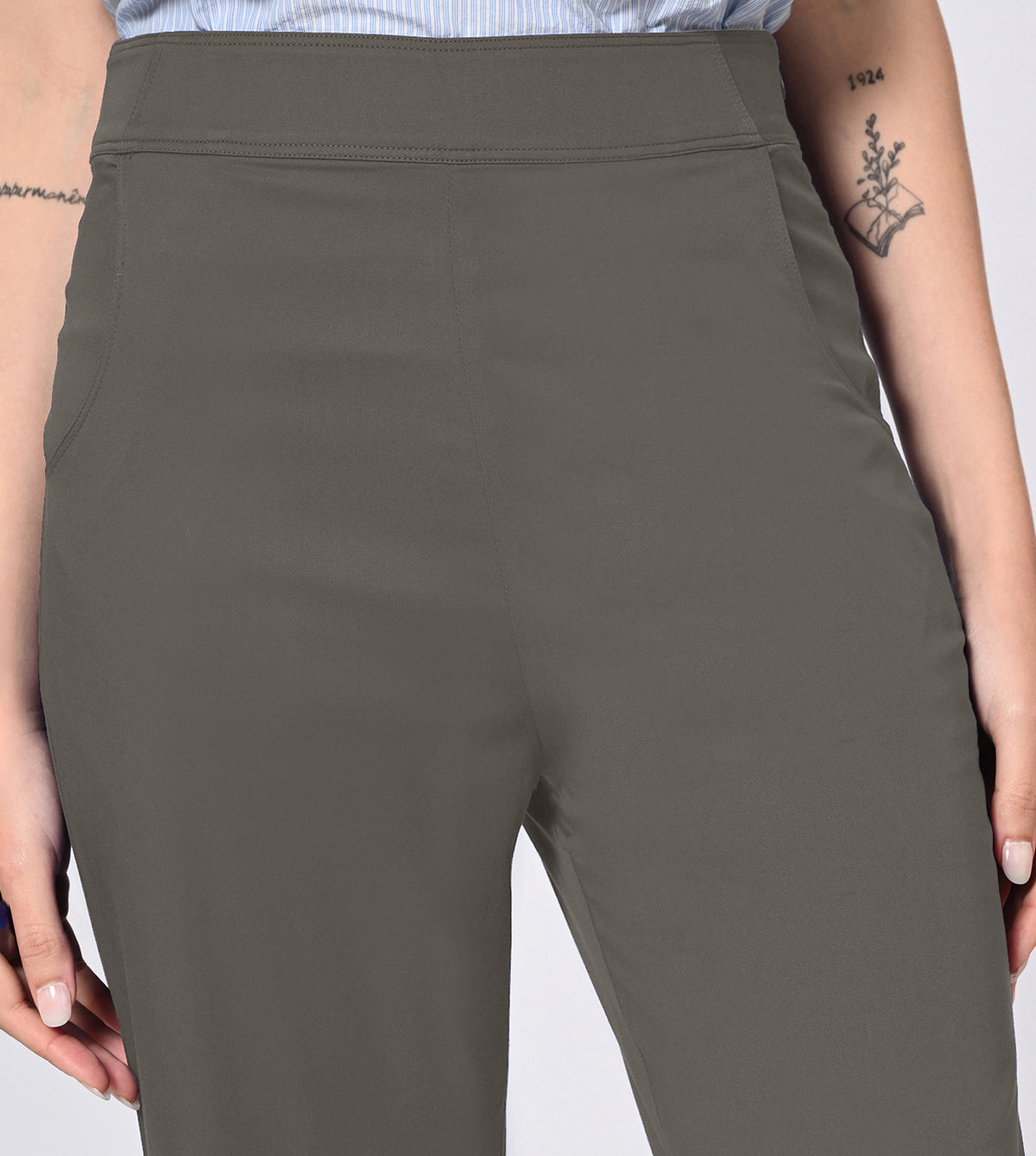 Rayon Spandex PullOn Flared Pants