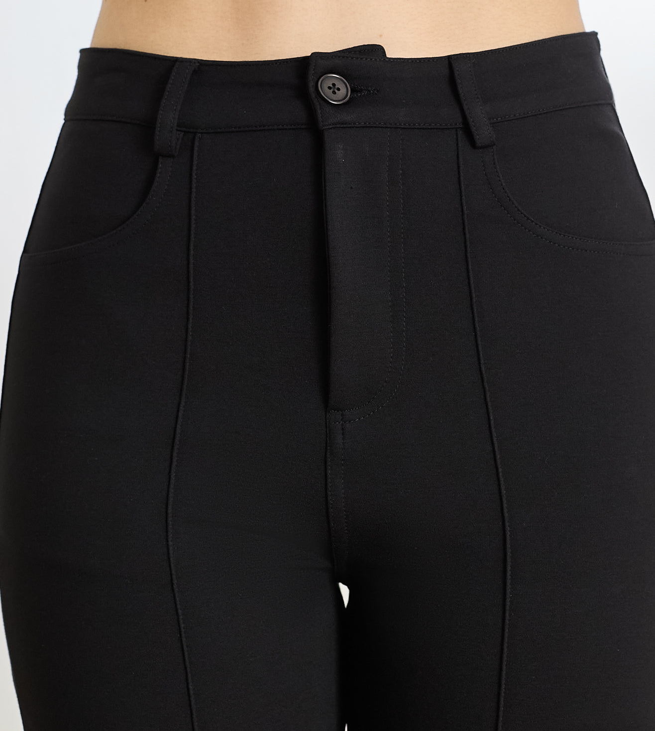 Black Ponty Roma Flared Pants