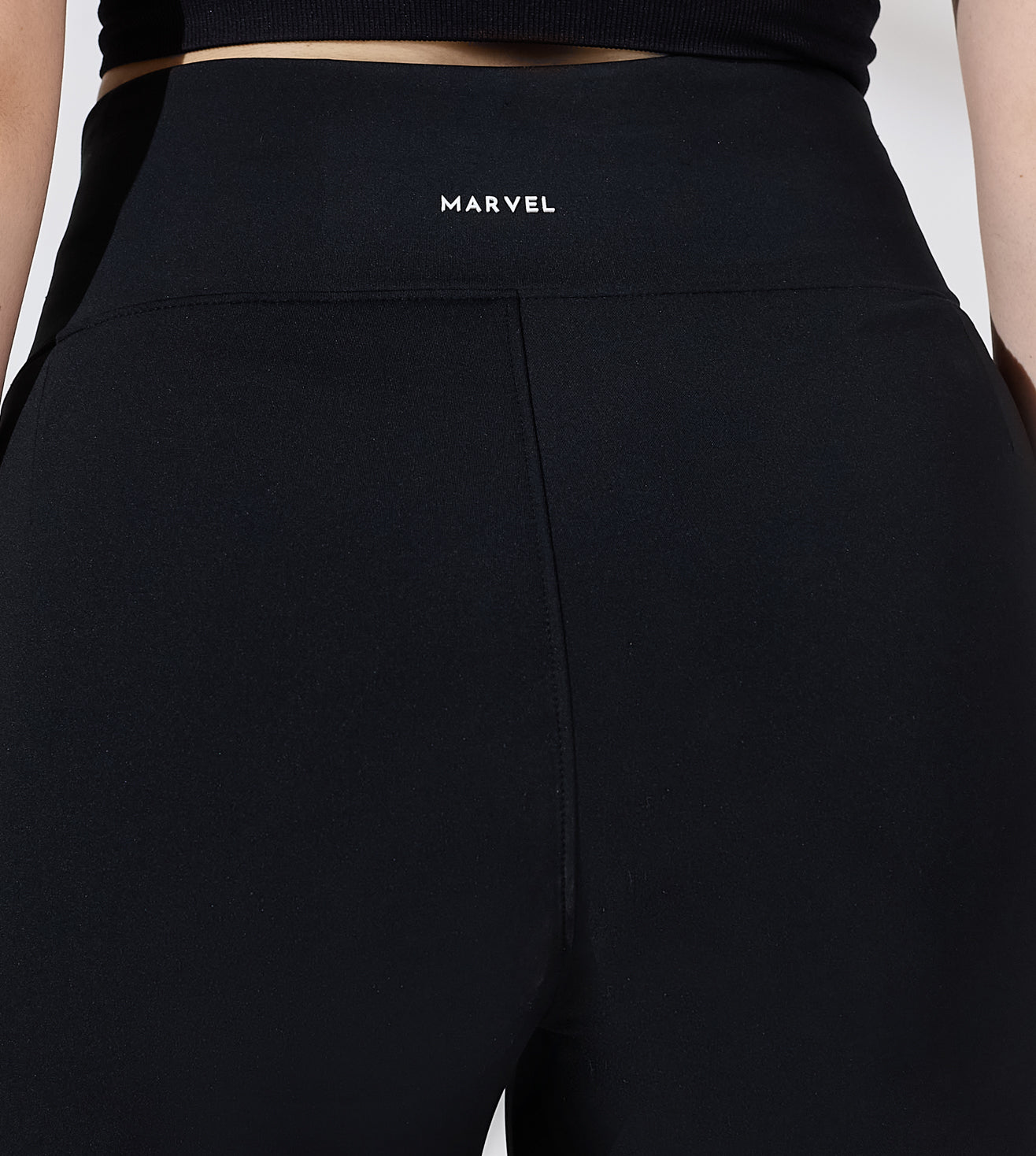 Ultimate Black Nylon Spandex Active Leggings