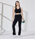 Ultimate Black Nylon Spandex Active Pants