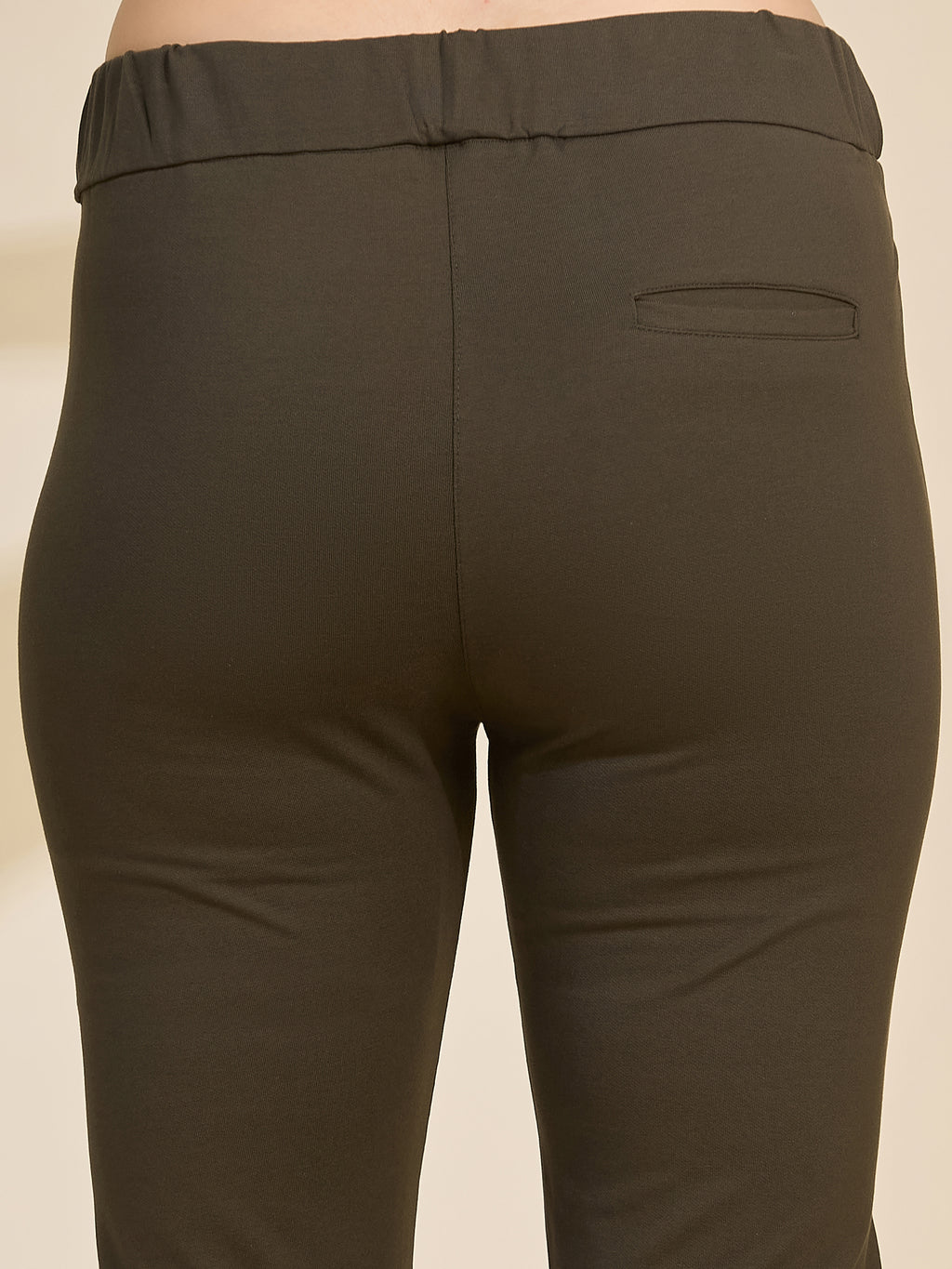 Olive Women's Mid-Rise Drawstring Tarry Pants