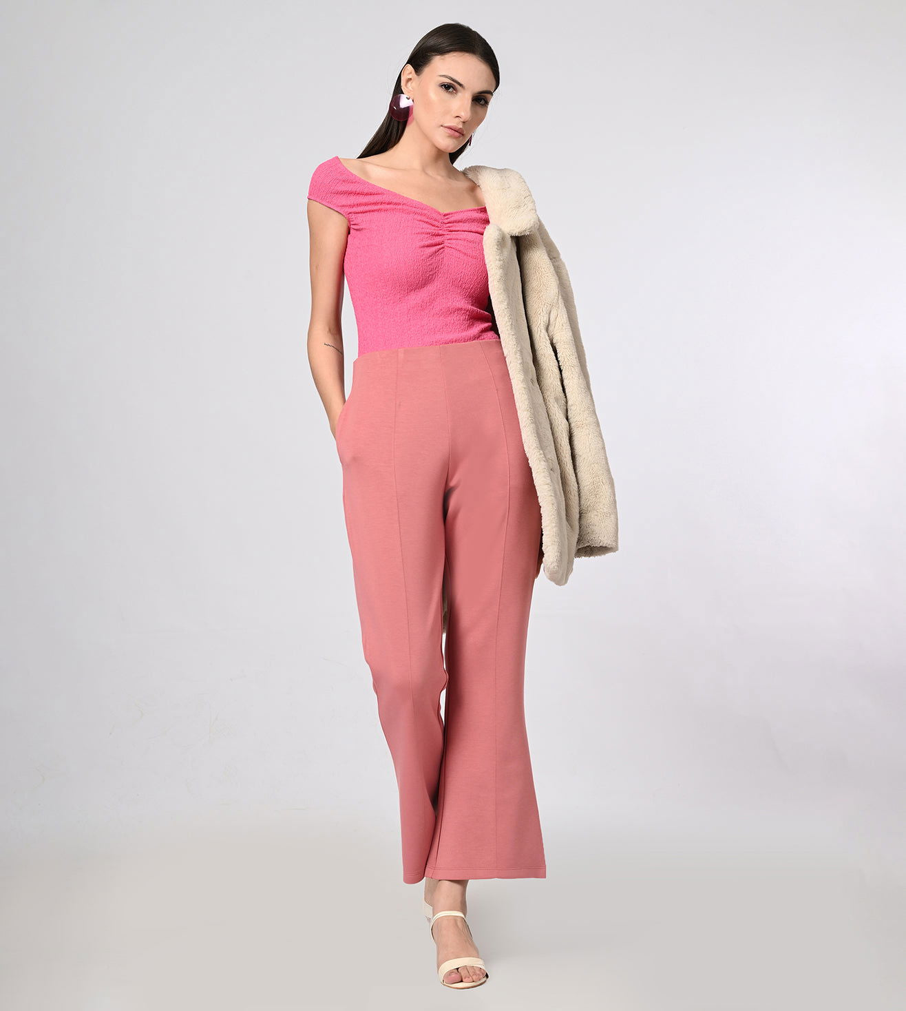 Modal Casual Wide Leg Pants - Marvel