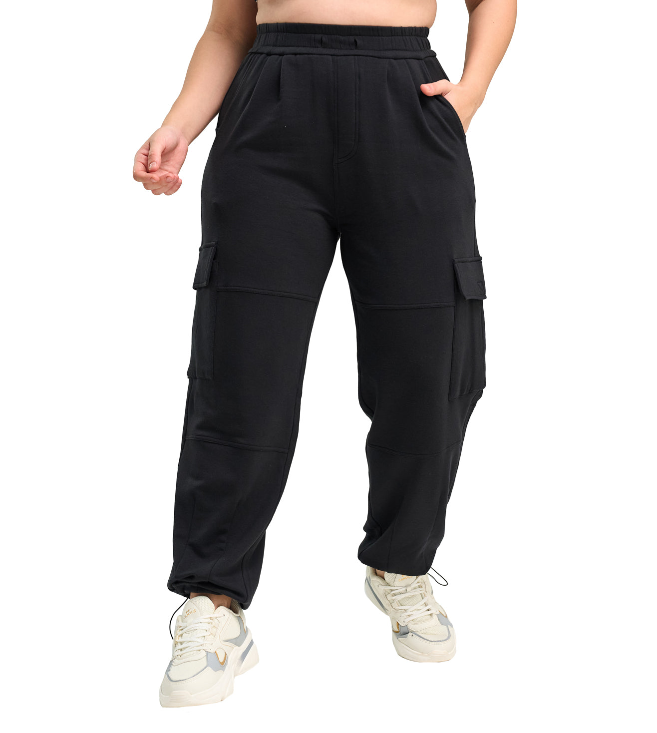 Modal Fleece Cargo Trousers - Marvel