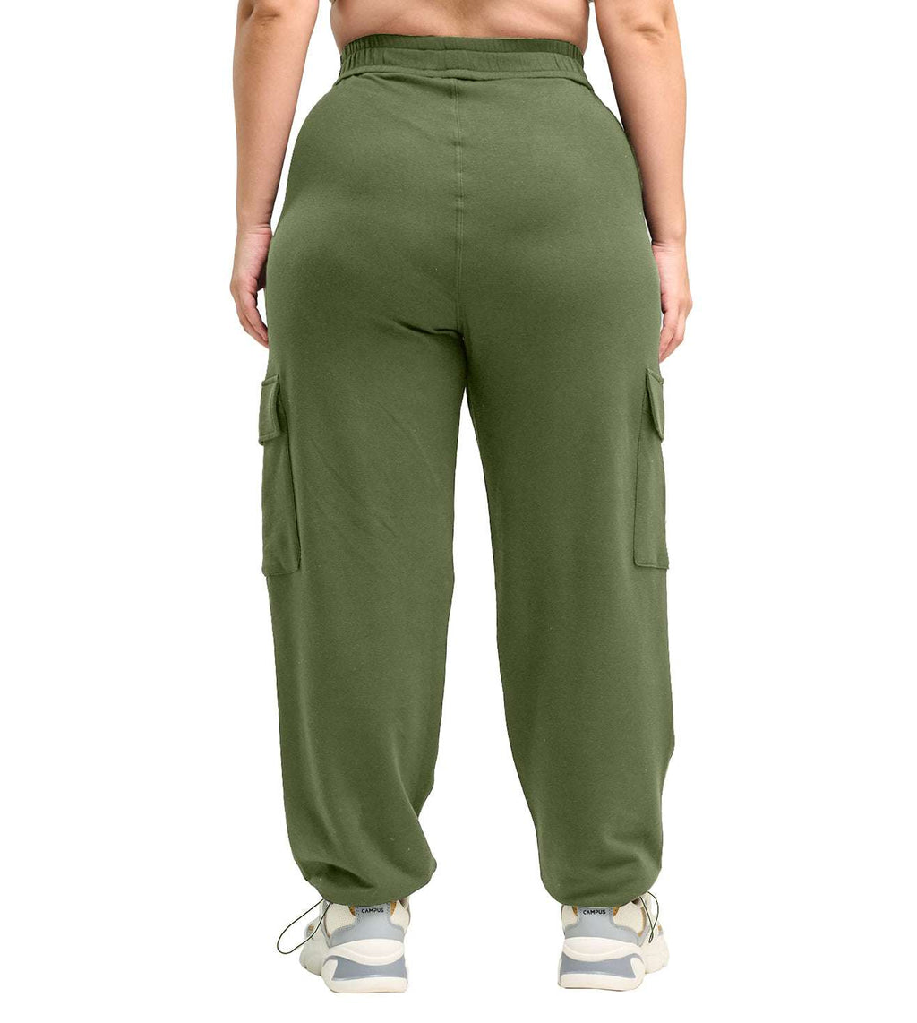 Modal Fleece Cargo Trousers - Marvel