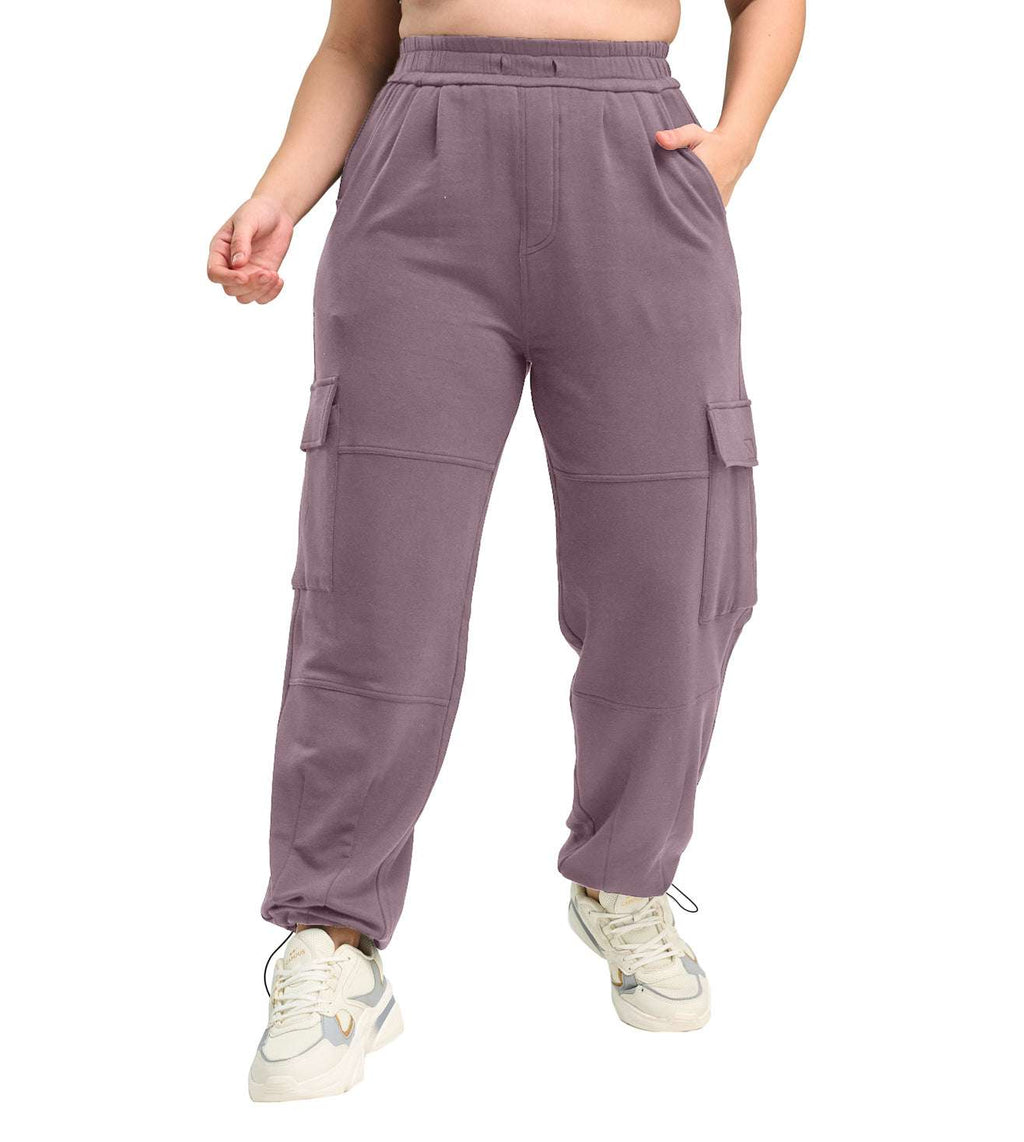 Modal Fleece Cargo Trousers - Marvel