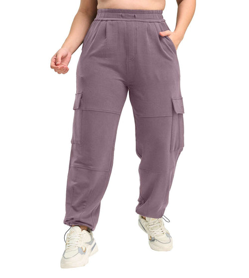 Modal Fleece Cargo Trousers - Marvel