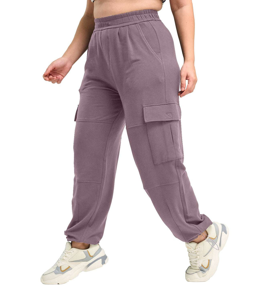 Modal Fleece Cargo Trousers - Marvel