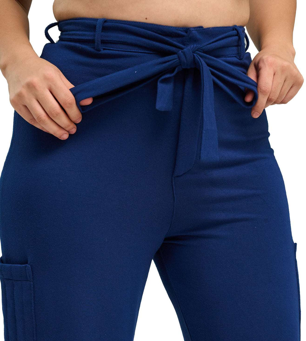 Modal Fleece Paperbag Trousers - Marvel