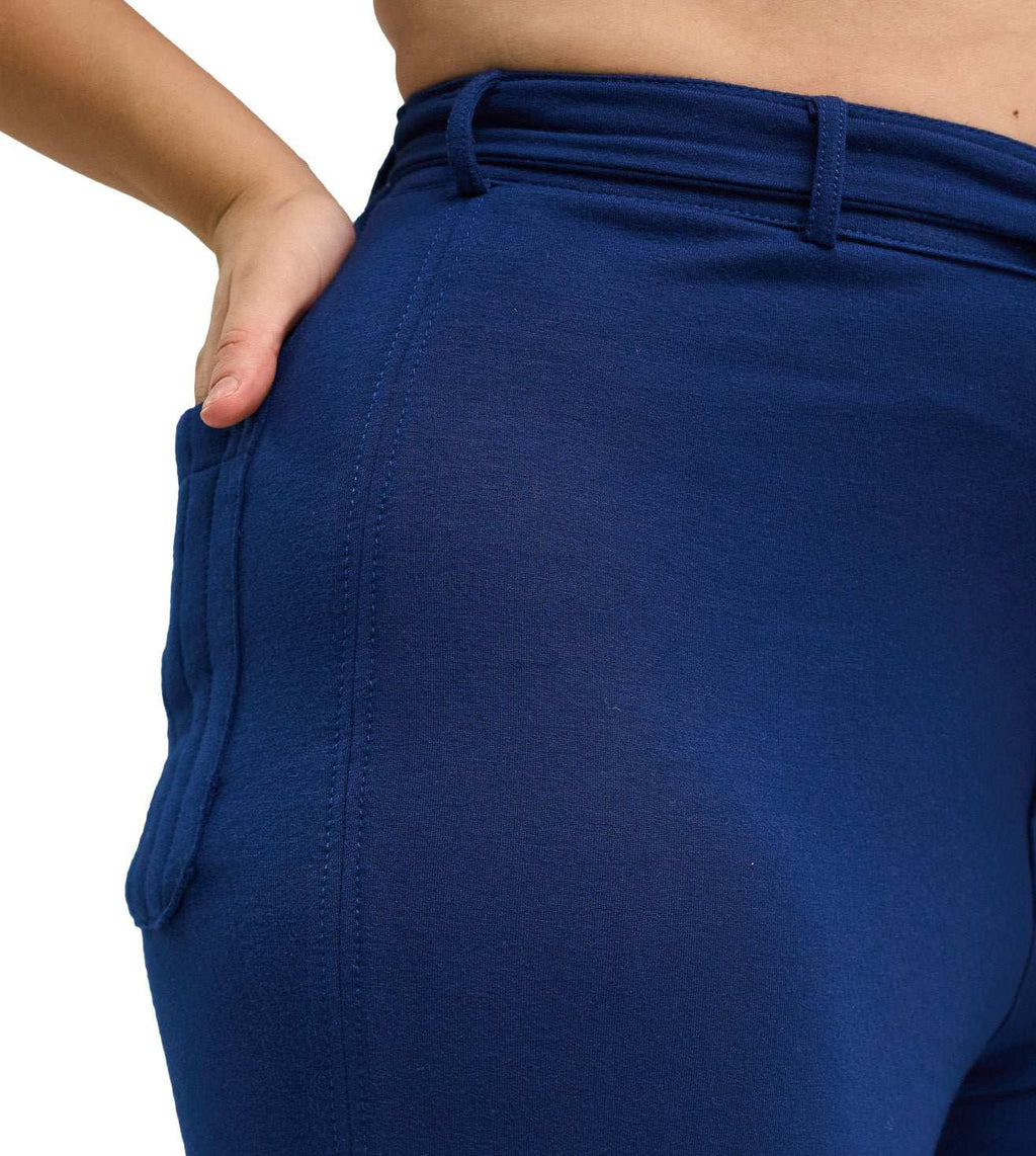 Modal Fleece Paperbag Trousers - Marvel